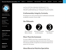 Tablet Screenshot of bavarianmachine.com